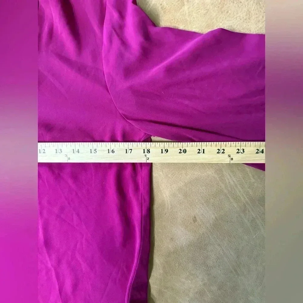 NWT REVOLVE Krisa Pink Tie Front Blouse Women’s Size XS 100% Polyester